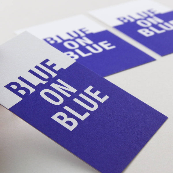 BLUE ON BLUE 名刺